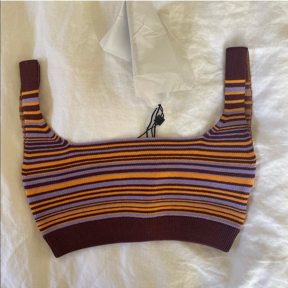 Nagnata Yoni Shorts and Lucid Bra Top Set in Cuba Stripe - Picture 10 of 11